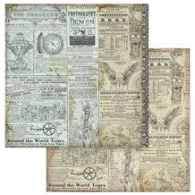 Sir Vagabond. Stamperia Bloc de Scrapbooking 10 hojas 30.5x30.5 (12x12) - Antonis Tzanidakis