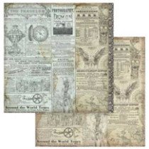 Sir Vagabond. Stamperia Bloc de Scrapbooking 10 hojas 30.5x30.5 (12x12) - Antonis Tzanidakis