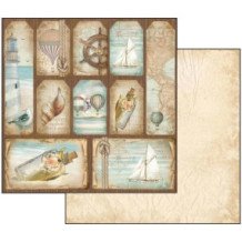 Sea Land. Bloc de Scrapbooking 10 hojas 30.5x30.5 (12x12)