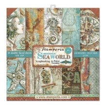 Sea World. Bloc de Scrapbooking 10 hojas 30.5x30.5 (12x12) - Antonis Tzanidakis