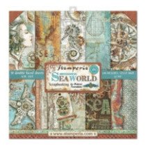 Sea World. Bloc de Scrapbooking 10 hojas 30.5x30.5 (12x12) - Antonis Tzanidakis