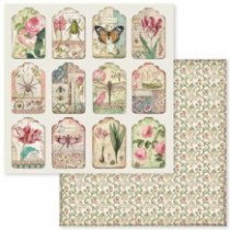 Spring Botanic. Bloc de Scrapbooking 10 hojas 30.5x30.5 (12x12)