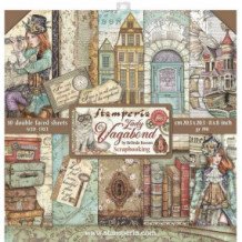 Lady Vagabond. Stamperia 20,3x20,3 cm. Bloc Scrap 10 hojas - Belinda Basson